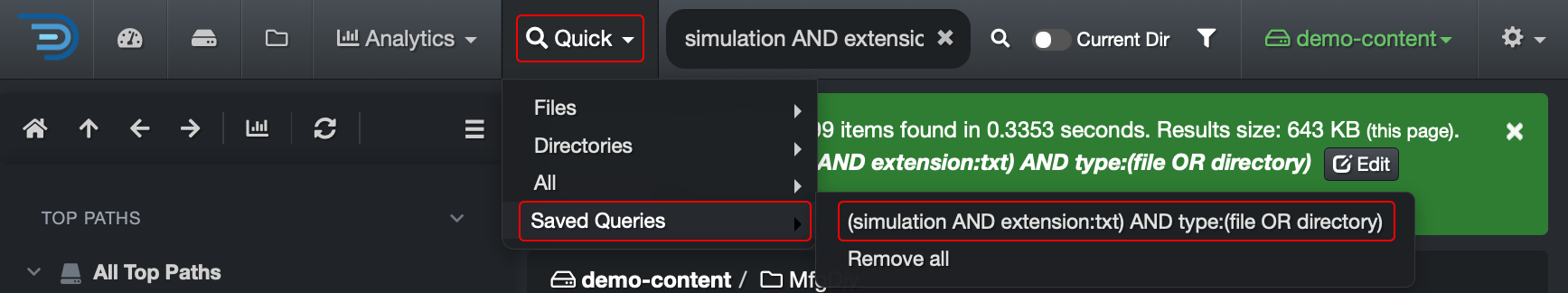 query saved.png